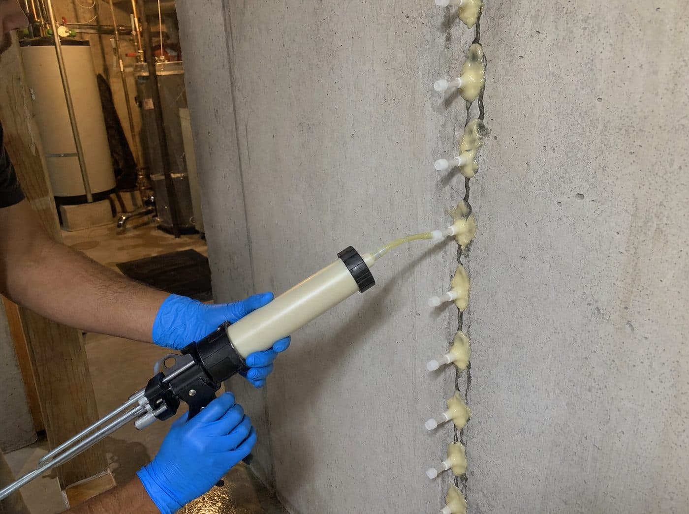 Burlington parking garage concrete restoration before waterproofing