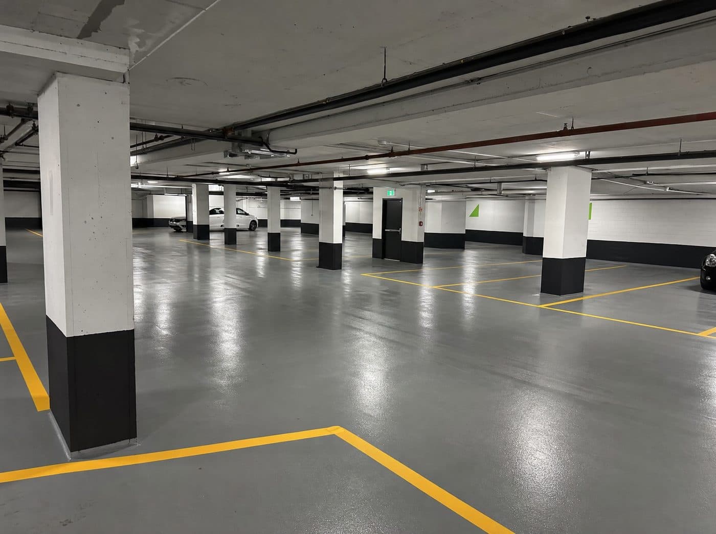 Toronto condo parking garage waterproofing membrane and traffic coating
