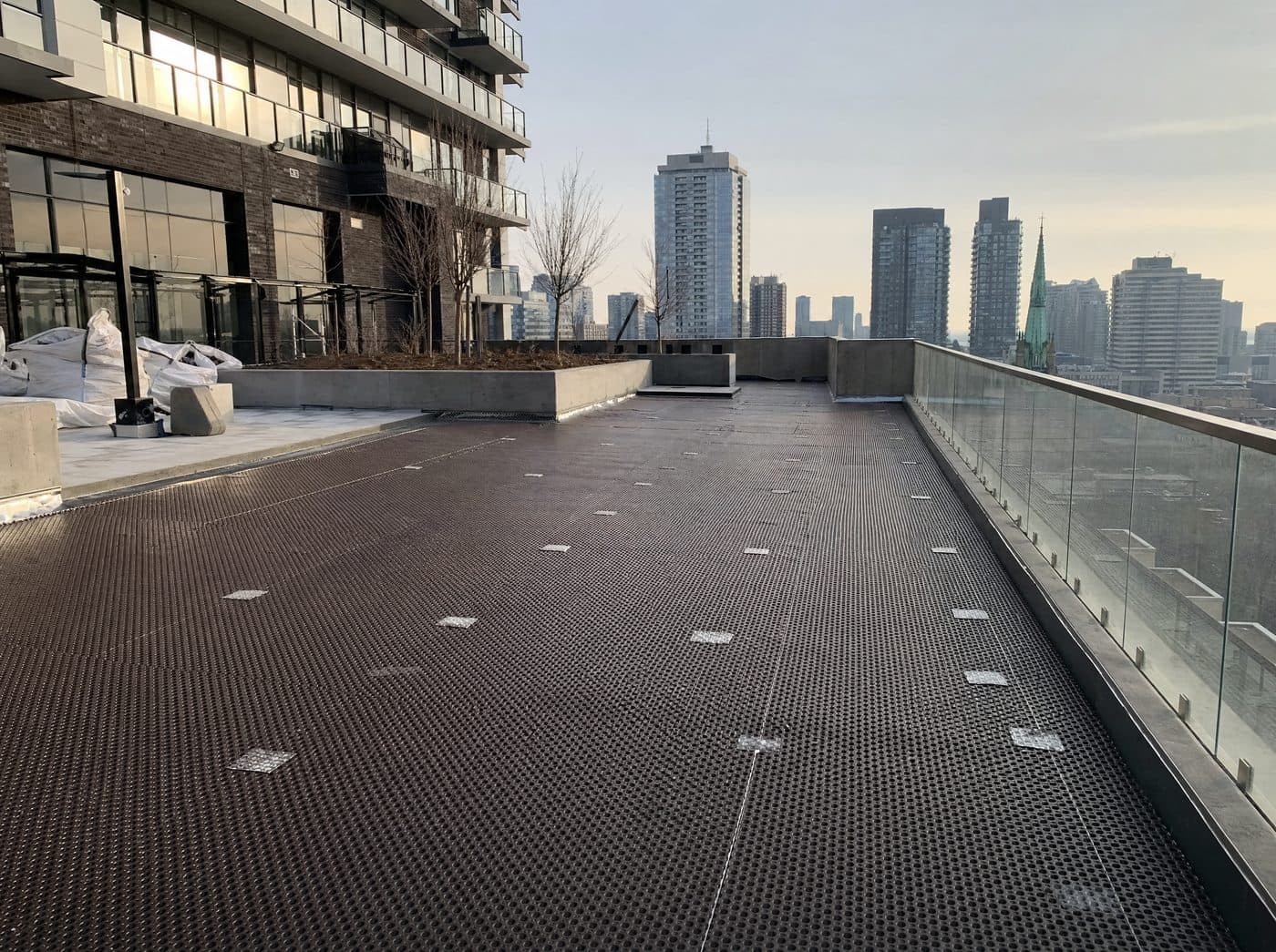 Hamilton podium deck waterproofing and membrane repair